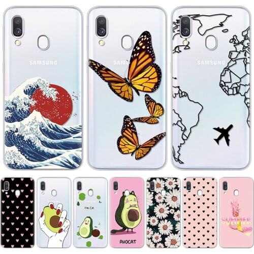 Case For Samsung A40 Case Soft Silicone Phone Coque Cover For Samsung Galaxy A40 5.9 inch A 40 A405 SM-A405F A405F Summer Shells