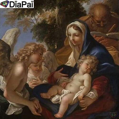 DiaPai 5D DIY Diamond Painting 100% Full Square/Round Drill "Religious figure" Diamond Embroidery Cross Stitch 3D Decor A24029