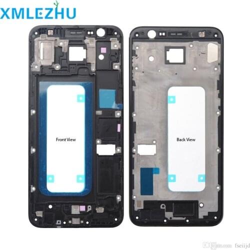 For Samsung Galaxy J6 Plus 2018 J6+ J610 / J4 Plus 2018 J4+ J415 LCD Housing Faceplate Front Frame panel Chassis Bez