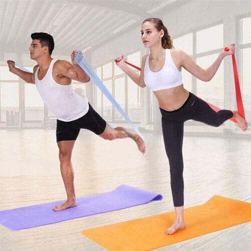 Yoga fitness tension band training resistance band gym rubber fitness band indoor yoga exercise equipment