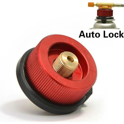 Gas Adapter Camping Stove Burner Adaptor Conversion Outdoor Valve Connectors Refill Butane Fuel Portable Cylinders Propane