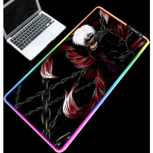 Mairuige Vampire Anime Series Multi-size RGB Keyboard Pad Computer Notebook Must-have Cool LED Lighting Mouse Pad