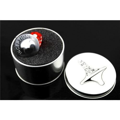 Mini Children Classic Zinc Alloy Silver Spinning Top From Inception Totem Movie Children Toys Beyblade With Retail Metal Box