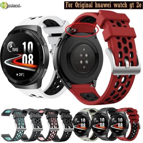 GT2E silicone Watchband For huawei watch gt 2e strap original Smartwatch Official Style Wriststrap Quick Release Correa bracelet