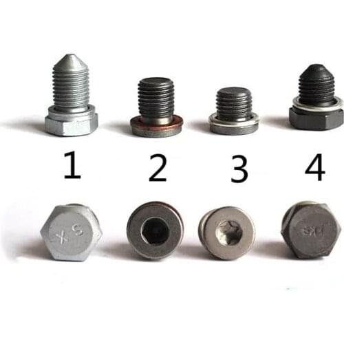 RWSYPL Engine Oil Drain Sump Plug Screw Bolt For Touran Tiguan Passat B5 B6 Golf 4 5 MK4 MK5 MK6 LN91101401 N91086801 N90288901