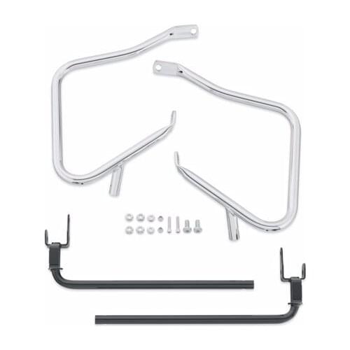 Saddlebag Bracket Guard Crash Bars For Harley Touring Street Road Glide FLHX 14+ Road King Electra Glide Ultra FLHR 2014-2018