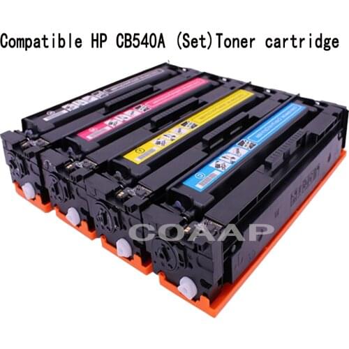 Compatible CB540A CB540 540A 540 CB541A CB542A CB543A 125A Color Toner Cartridge for HP LaserJet CP1215 CP1515n CP1518ni CM1312