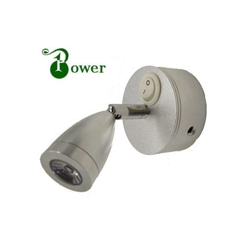 12V 24V 110V 220V 240V 2W LED WALL MOUNTED LAMPS FOR BEDROOM READING