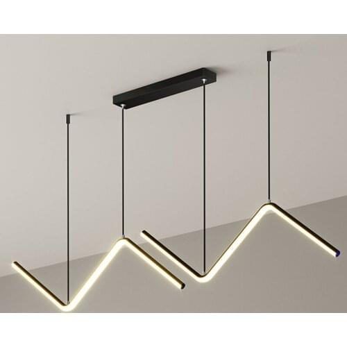 Nordic Led Chandeliers Minimalist Style Living Dining Room Decoration Kitchen Bar Hanging Lamps Home Design Interior Lighting