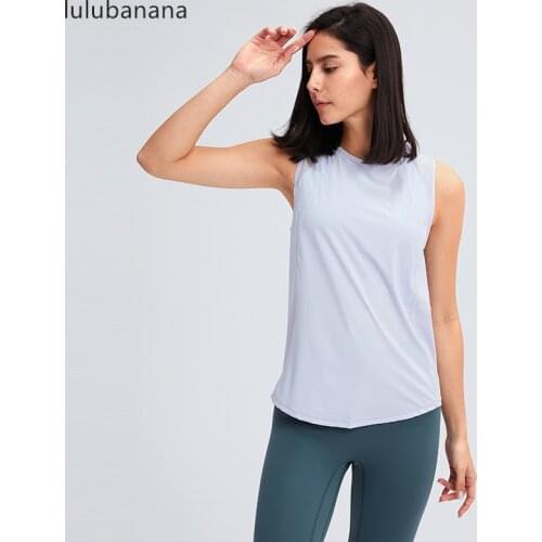Lulubanana Womens YOGA Sleeveless Workout Shirts Exercise Running Tank Tops Active Gym Tops