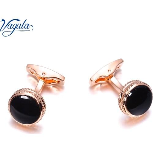 VAGULA Classical Cufflink Enamel Gemelos Top Luxury Men Jewelry French Shirt Cuff links 823