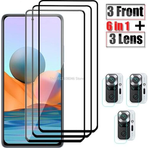 Camera Screen Protector Glass For Xiaomi Redmi Note 10 Pro Max Protective Glass On Xiomi Redmi Not 10Pro 10S Tempered Film