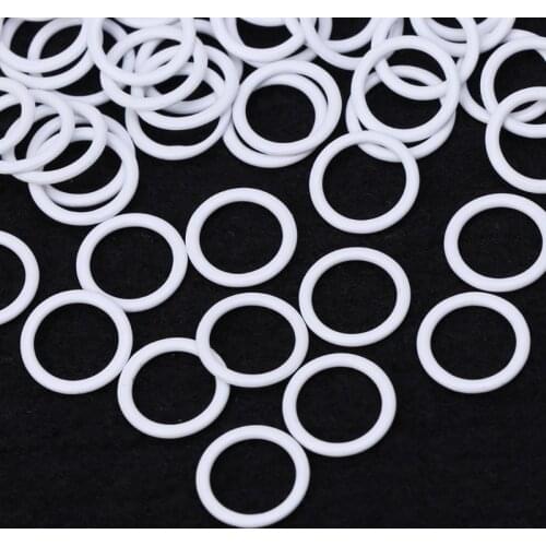 100pcs Metal Bra Strap Adjuster Slider O Ring Lingerie Supplies Sewing Craft DIY E56C