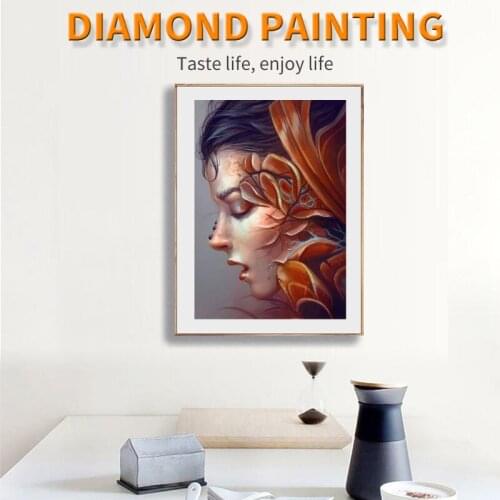 5D DIY Diamond Painting Fantasy Lady Flower Girl Embroidery Full Cross Stitch Mosaic Rhinestone Home Decor Handmade Gifts