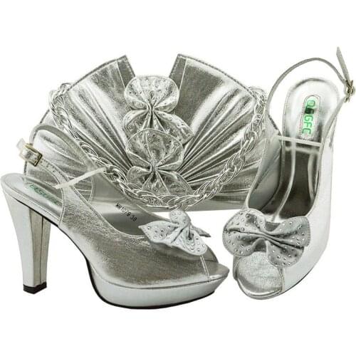 African Shoes And Bags To Match Set High Quality Women Shoes And Bag Sets Italian Shoes And Bag Set For Party
