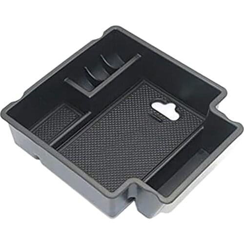 Auto Accessories Waterproof Central Console Armrest Storage Box Glove Secondary Tray Compatible for Macan 2014 2015 2016