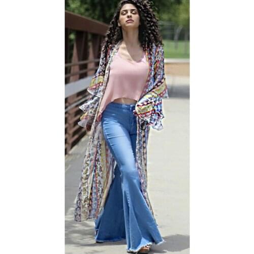 Jeans for Women Denim Jeans Mom Wide Leg Plus Size Pants New Autumn Spring 2021 New Vintage Blue High Waist Flare Jeans Female