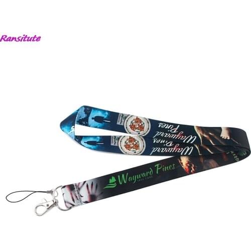 Ransitute R1413 TV Show Creative Lanyard Badge ID Lanyards Mobile Phone Rope Key Lanyard Neck Straps Accessories