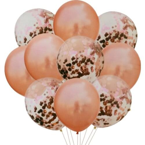 10pcs/lot 12inch Metallic Colors Colored Confetti Latex Balloons Birthday Party Decorations Wedding Decoration Helium Ballon