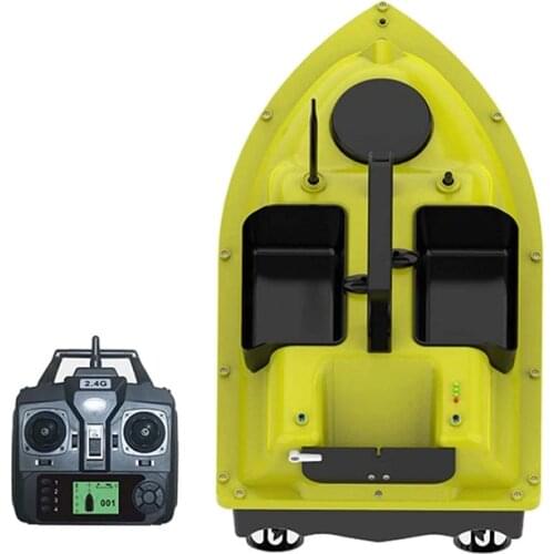 GPS Fishing Bait Boat Wireless Fish Finder Boat with 3 Bait Containers 400-500M Range Smart RC Lure Boat Speedboat