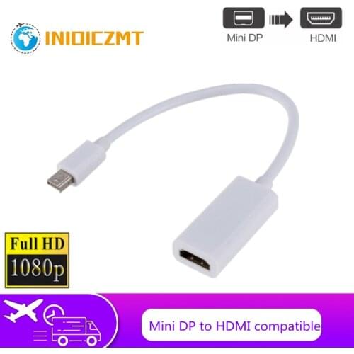 Mini DP to HDMI compatible cable 1080P TV projector Projetor DP 1.4 display port converter for Apple Mac Macbook Pro Air laptop