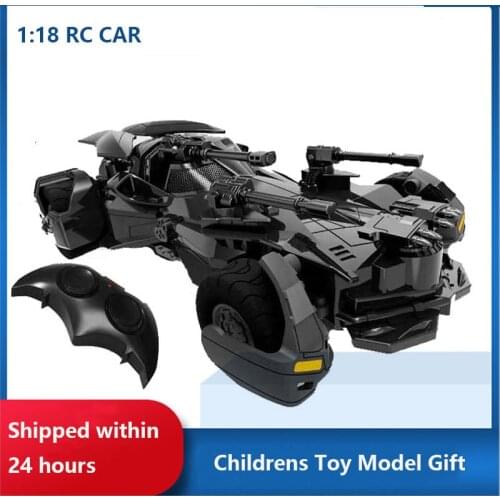 1:18 2.4G Batmobile Car Model Remote Control Cars Sports RC cars Vehicle Toy for Children Birthday Gift Optional with packaging