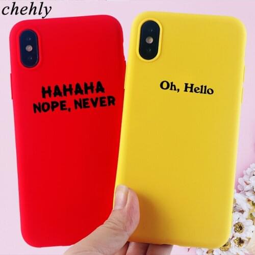 Trendy Phone Case for IPhone 6s 7 8 11 Plus Pro X XS Max XR Fashion words Cases Soft Silicone Fitted TPU Back Accessories Covers