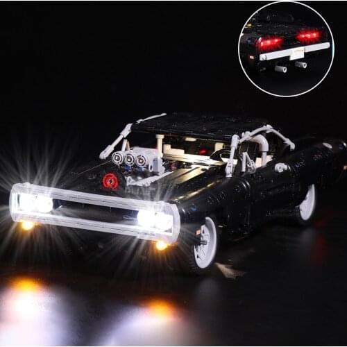 BrickBling Led Light Kit For 42111 Doms Dodge Charger Collectible Model Toy (No Building Blocks)