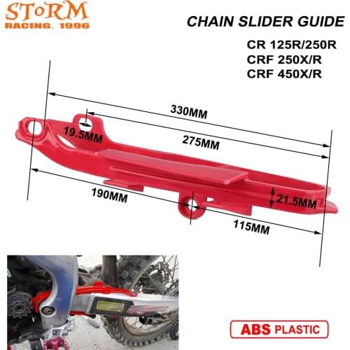 Motorcycle Chain Slider Swingarm Guide For Honda CR125R CR250R 00-07 CRF250R 04-09 CRF450R 02-08 CRF250X 04-13 CRF450X 05-09