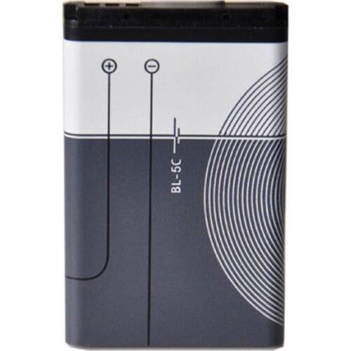 New BL-5C 1020mAh Mobile Phone Battery For Nokia BL-5C 1100 6600 6230 1108 1112 1200 n70 n91 N-Gage Replacement Battery