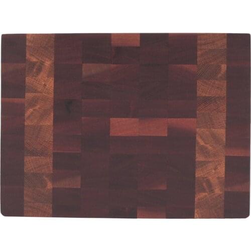 Soandora End Grain Cutting Board Cherry and Kosibo Tree Own Texture Pattern
