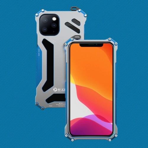 Luxury Metal Armor Case For iPhone 12 Max 12 Pro 11 Pro Max Protect Cover For iPhone 11ProMax Hard shockproof Coque
