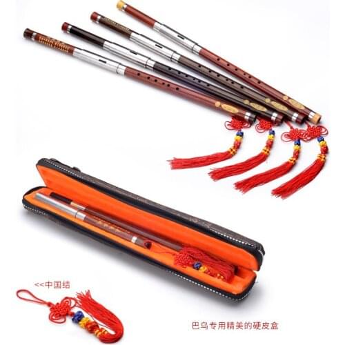 Detachable classic BA WU flute Horizontal blow Bawu G/F tone adjustable music instruments high quality rosewood/Ebony