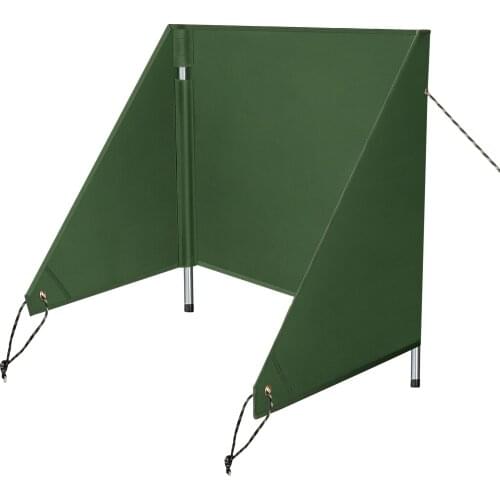 Outdoor Camping Campfire Windshield Cotton Canvas Windproof Strong Wear-resistant Curtain For Camping Outdoor Sport 2021