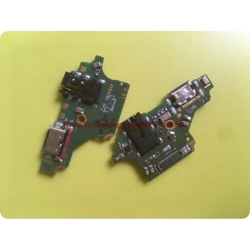 Wyieno 10Pcs/Lot For For Huawei P20 Lite Charging Port Board Charger Flex Cable Phone Parts Dock Microphone Plug