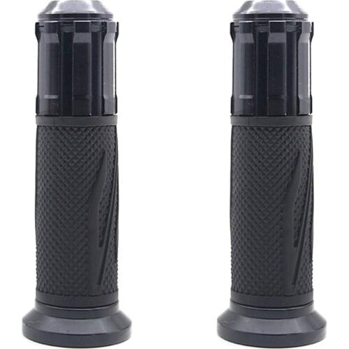 1pair Aluminum Alloy Motorcycle Handlebar Grip Multifunction Road Race Dust Resistant Repair Fashion Replacement Parts Durable