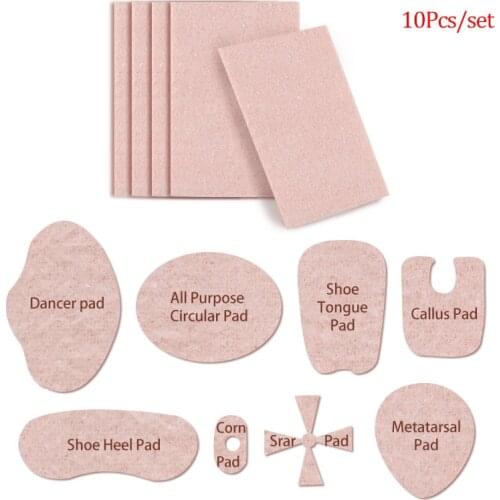 10-16Pcs Adhesive Heel Post Anti-Wear Foot Stickers Foam Blister Plaster Pedicure