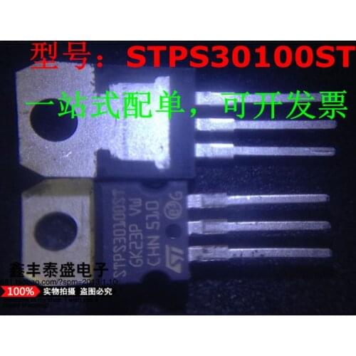 100% New Original In Stock STPS30100ST STPS30100 ST TO-220