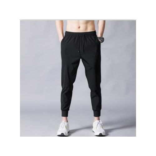 MRMT 2021 Brand Summer Mens Trousers Thin Fashion Slim Ninety Points Pants for Male Leisure Small Feet Trouser