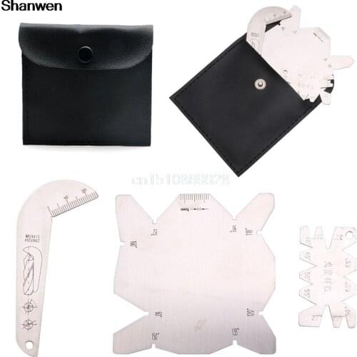 3Pcs/Set Drill Bits Angle Gauge Dirll Sharpener Tools S/S Inspection Angle Gage