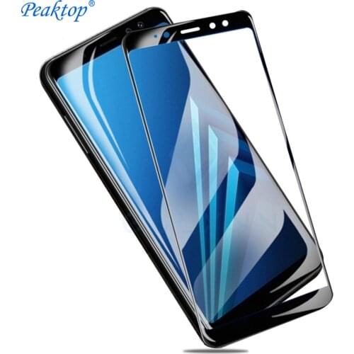 9D Protective Full Cover Tempered Glass For Samsung Galaxy A3 A5 A7 A6 A8 Plus 2017 2018 Screen Protector Film For J2 J4 Core