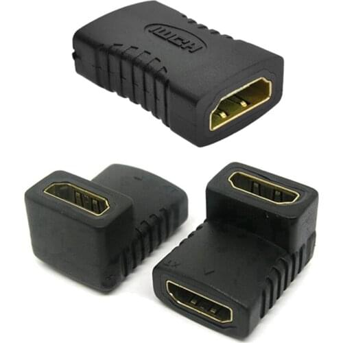 HDMI- compatible Female to Female Adapter Coupler Connector Converter For HDTV 1080P HDMI Adapter
