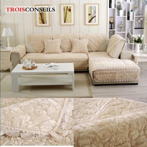 5 Color Velvet Sofa Cover Living Room Seater Couch Sofa Towel Universal Furniture Case For Sofa Chaise Longue L Shape Sofa Cover