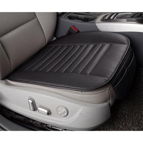 Faux Leather Car Seat Cover Four Season Use Single Car Seat Pad Leather Car Seat Cushion