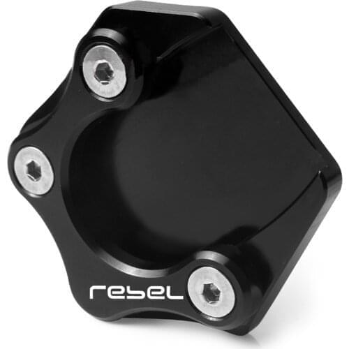 For Honda Rebel CMX300 CMX500 CMX 500300 2017 2018 2019 2020 2021 Accessories Kick Stand Side Stand Extension Enlarger Plate Pad