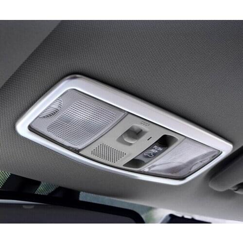 For Mitsubishi Outlander 2013 2014 2015 2016 2017 ABS Matte Car Interior Front Rear Reading Light Lamp Cover Trim Decoration