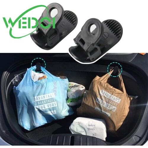 Frunk Hooks For Tesla Model 3 Front Box Hook Clip Bolt Covers Grocery Bag Cargo Hooks For Tesla