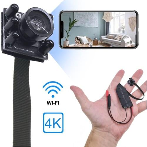 4K WiFi IP Camera With Long Flexible Wide View Lens Motion Detection And IR Night Vision DIY Instal Anywhere Beautifully