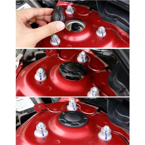 2PCS Car Shock Absorber Trim Protection Cover Waterproof Dustproof Cap for Mazda 3 CX-5 CX-4 CX-8