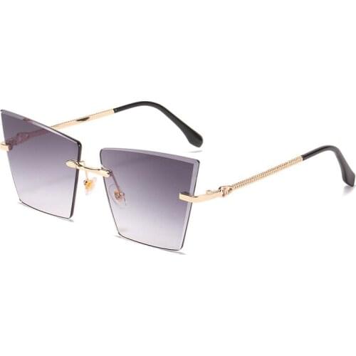 New Gradient Sun Glasses Fashion Big Frame Sunglasses Unisex Trendy Oversized Women Men Shades Eyewear